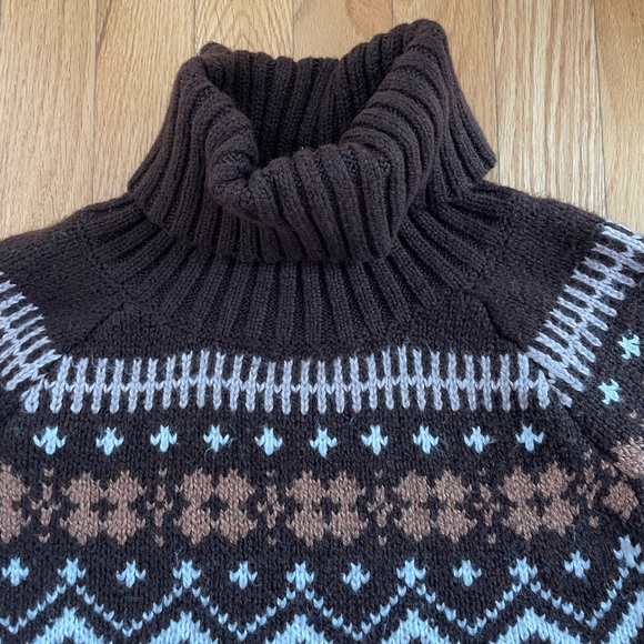 American Eagle Fairisle Turtleneck Sweater - Picture 6 of 13